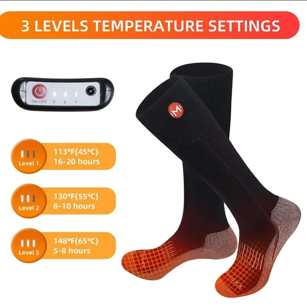 Heated Socks for Men‎ Women - Rechargeable Electric Battery Socks for Arthritis,